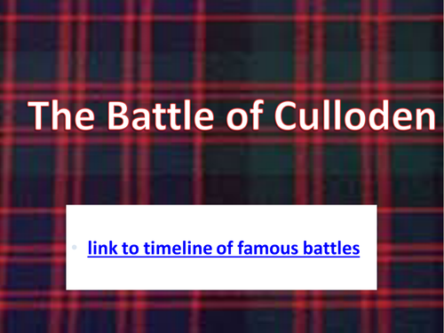 History and music . The Battle of Culloden