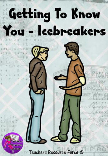 Getting to know you: ice breakers