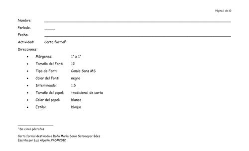 LA CARTA A Sonia Sotomayor