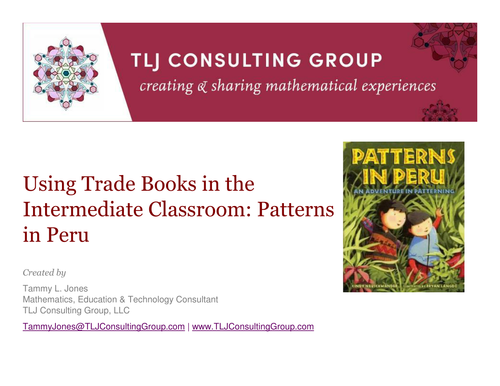 Math Literacy-Intermediate-Patterns in Peru