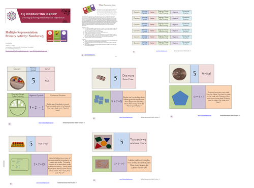 Multiple Representation Match Activity Primary Numbers-5