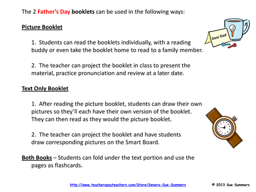Father's Day Emergent Readers - 2 Booklets