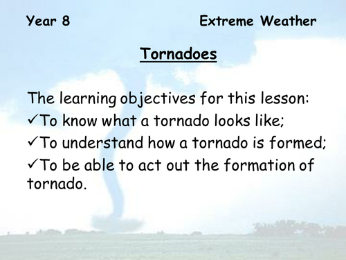 Causes of tornadoes