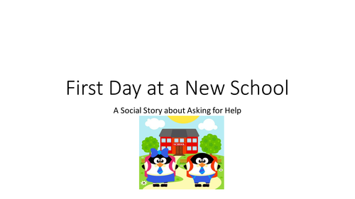 Social Stories for First Day of School