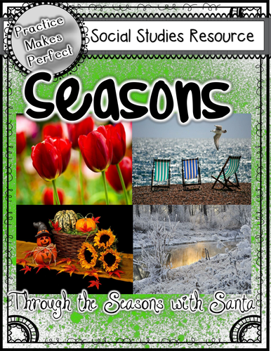 Seasons Santa through the Seasons