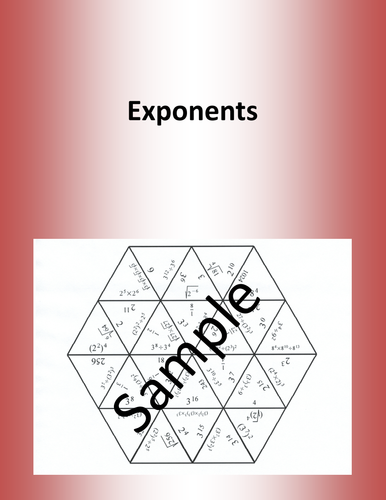 exponents-math-puzzle-teaching-resources