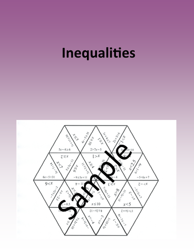 Inequalities – Math puzzle