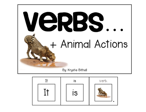 Verbs Adapted Book Animal Actions
