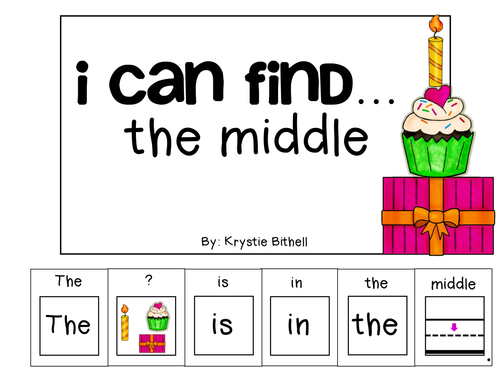 Prepositions:  Middle  Adapted Book Bundle Autism