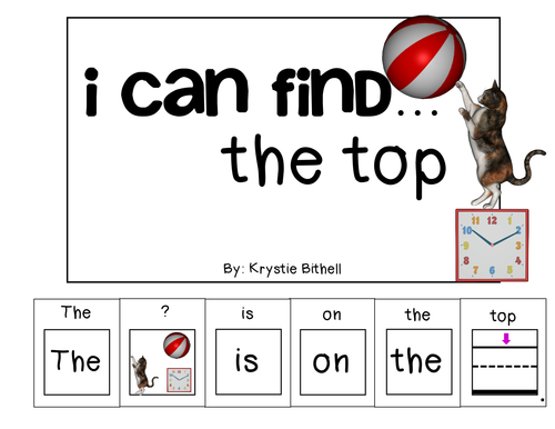 Prepositions: Top  Adapted Book Bundle Autism