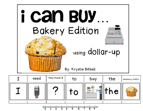MONEY: I Can Buy...Bakery Dollar Up Adapted Book Autism