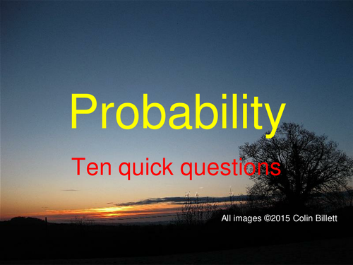 Math Probability Grades 6, 7.  Lots of resources, lots of activities.