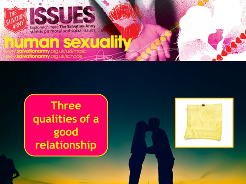 Human Sexuality And The Salvation Army Teaching Resources 8990