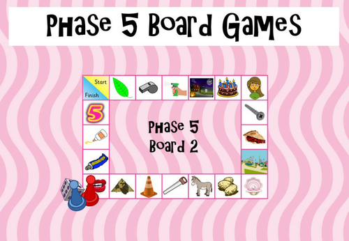 Phonics Phase 5 Board Games