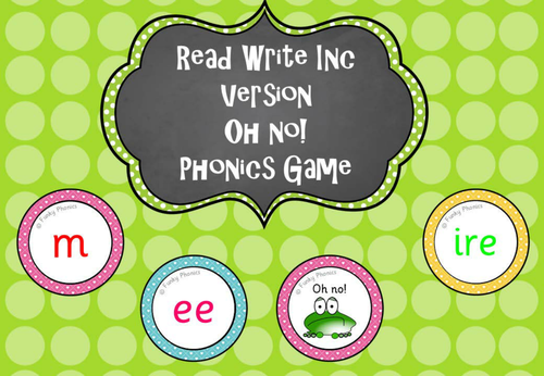 Phonics Read Write Inc Set 1 to 3 - Oh No! Game