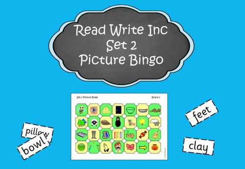 Phonics Read Write Inc Set 2 - Picture Bingo