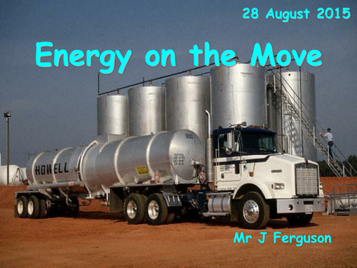 Energy on the move FREE SAMPLE LESSON