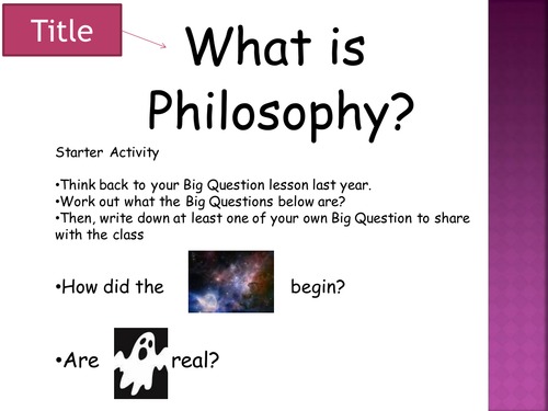 Philosophy introduction