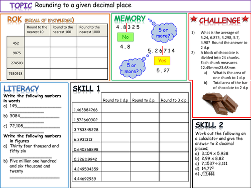 Rounding to a given decimal place by Fantus - Teaching Resources - Tes