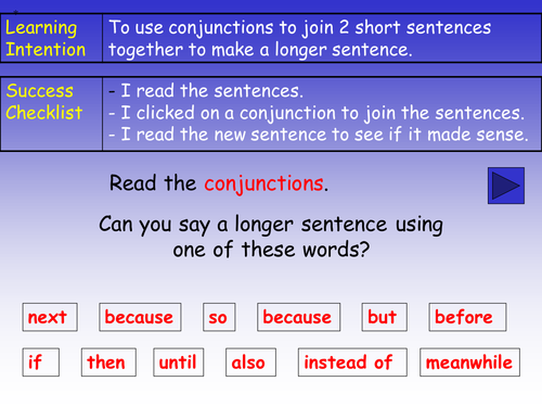 Conjunctions (Connectives) PowerPoint