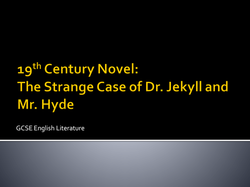Full 9-1 Dr. Jekyll and Mr. Hyde SOW 