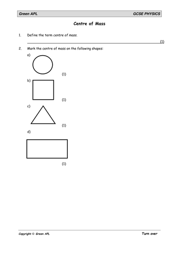 Physics: Centre of Mass