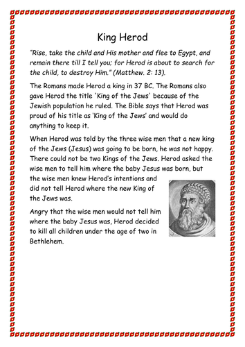 Jesus' Enemies (R.E.)