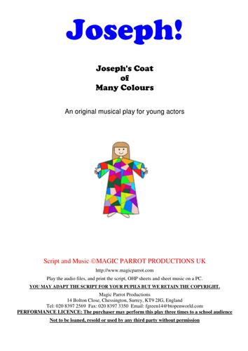 Joseph's Coat of Many Colours