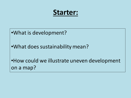 Wjec Geography Theme 3