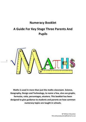 Maths Booklet (Grade 6 - 10)