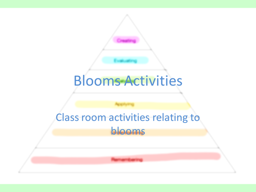 general activities that can be used for most subjects