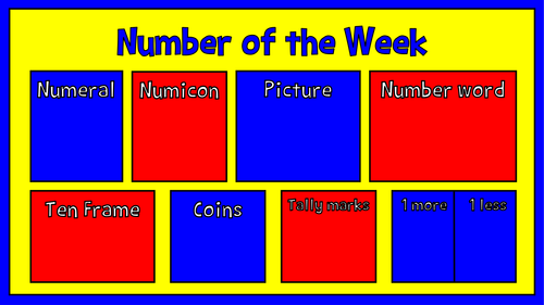 Number of the week poster