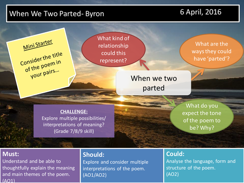 When We Two Parted- Byron