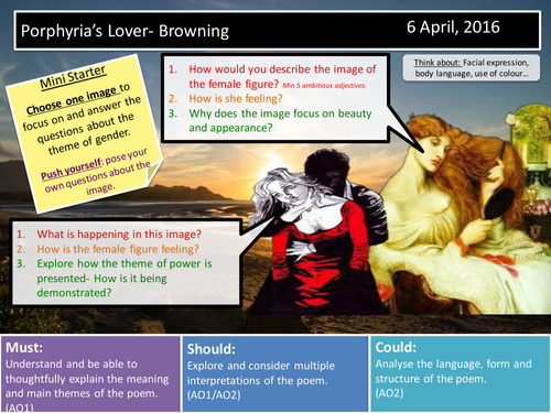Porphyria's Lover- Browning