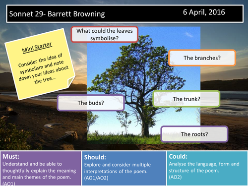 Sonnet 29- Barrett-Browning