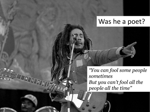 Poetry - Spoken Word - Compare With Song, Speech, Rap & Comedy, and Write Your Own - 2 whole lessons