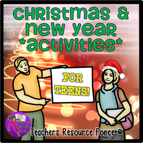 Christmas and New Year's Activities for tutor time!