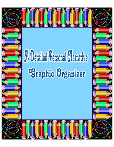 A Detailed Personal Narrative Organizer