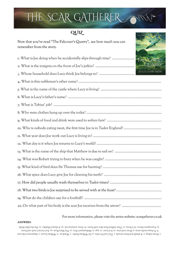 Quiz to accompany Tudor class reader