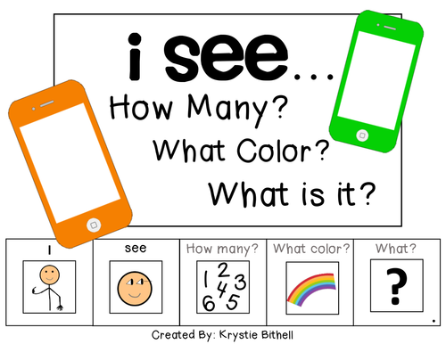 Smart Phone I see... How Many?  What Color?  What is it?  Adapted Book