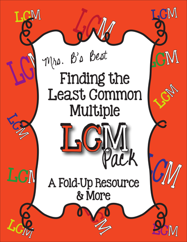 Finding the Least Common Multiple (LCM) Pack