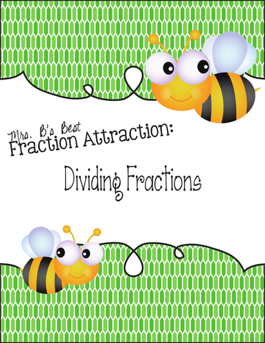 Fraction Attraction Pack: Dividing Fractions plus Reciprocal Fractions