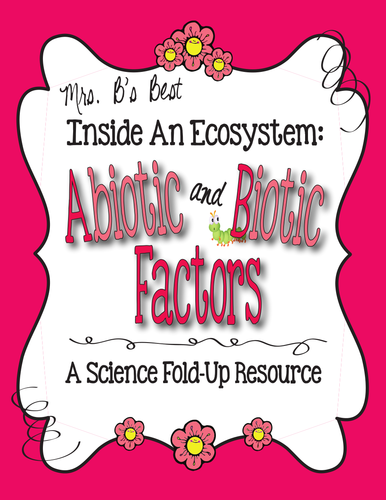 Inside An Ecosystem - Abiotic and Biotic Factors Fold-Up