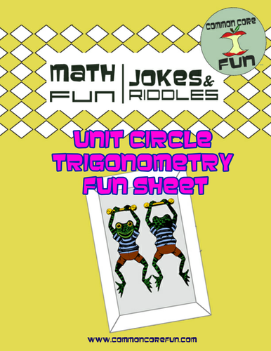 Unit Circle Mastery Trigonometry FUNsheet