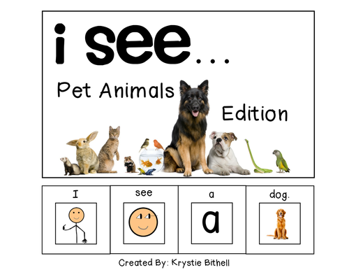 Easy Reader Pet Animals