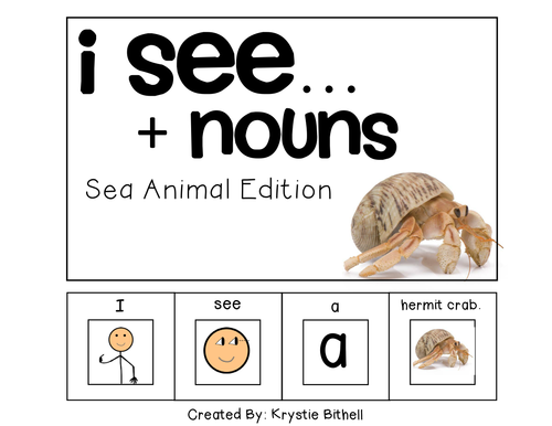 I see... Sea Animals Easy Reader 