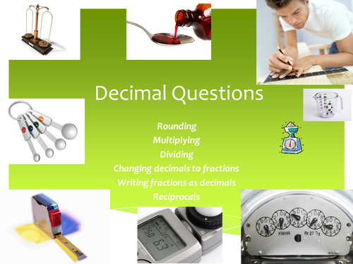 Decimal Calculations