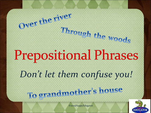 Prepositional Phrases PowerPoint