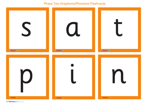 Phonics Flashcards Printable Free