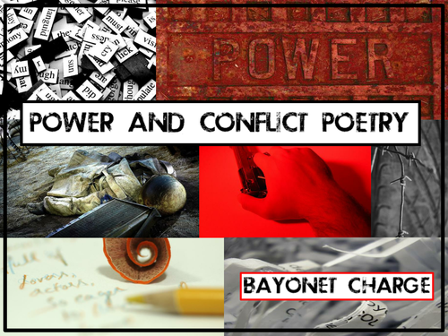New AQA GCSE Lit Power and Conflict Poetry Bundle